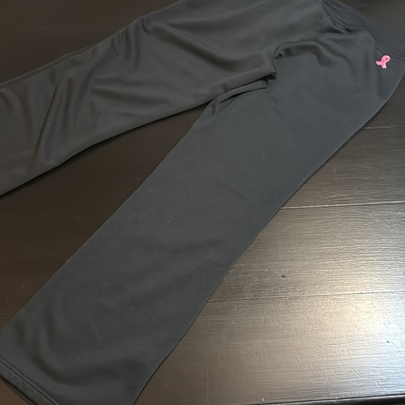 Under Armour Black Sweatpants breast cancer awareness - Picture 6 of 7